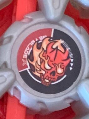Beyblade X Scythe Incendio 4-60T top and string launcher set
